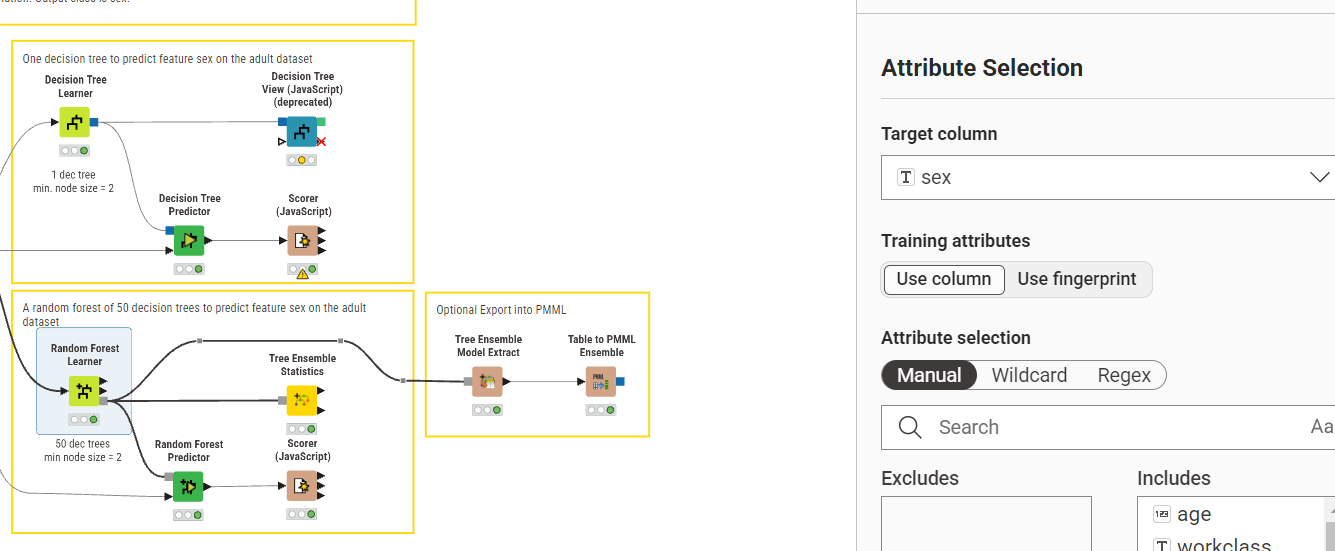 Random Forest Learner Configuration